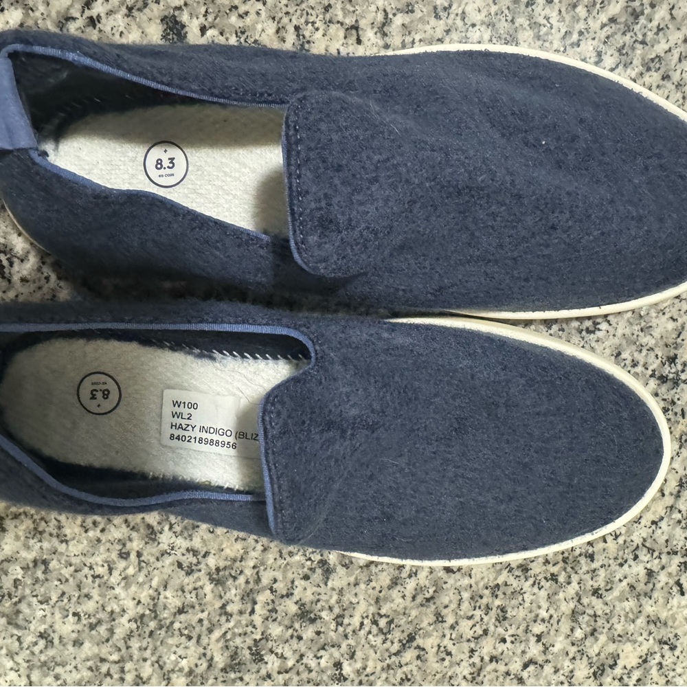 Allbirds Wool Loungers Navy No Insole Size 10